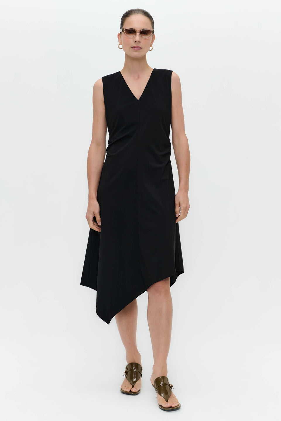Annet dress technical jersey | Black