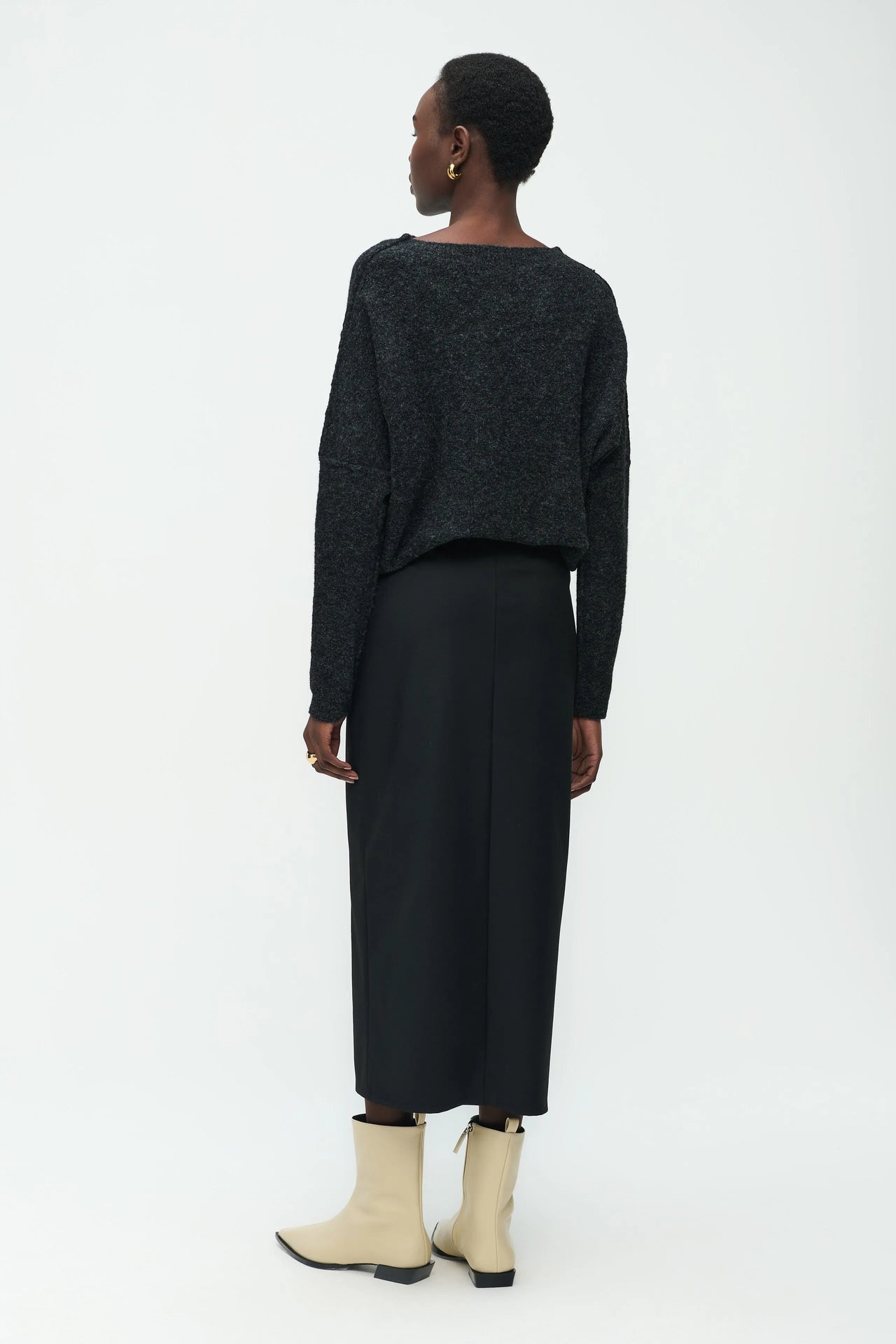 Rill Skirt | Anthracite