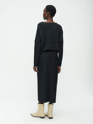 Rill Skirt | Anthracite