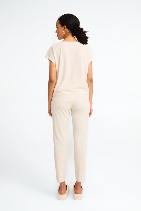 Ber strech technical jersey pants | Light Sand