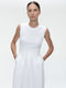 Jackie dress technical jersey | White