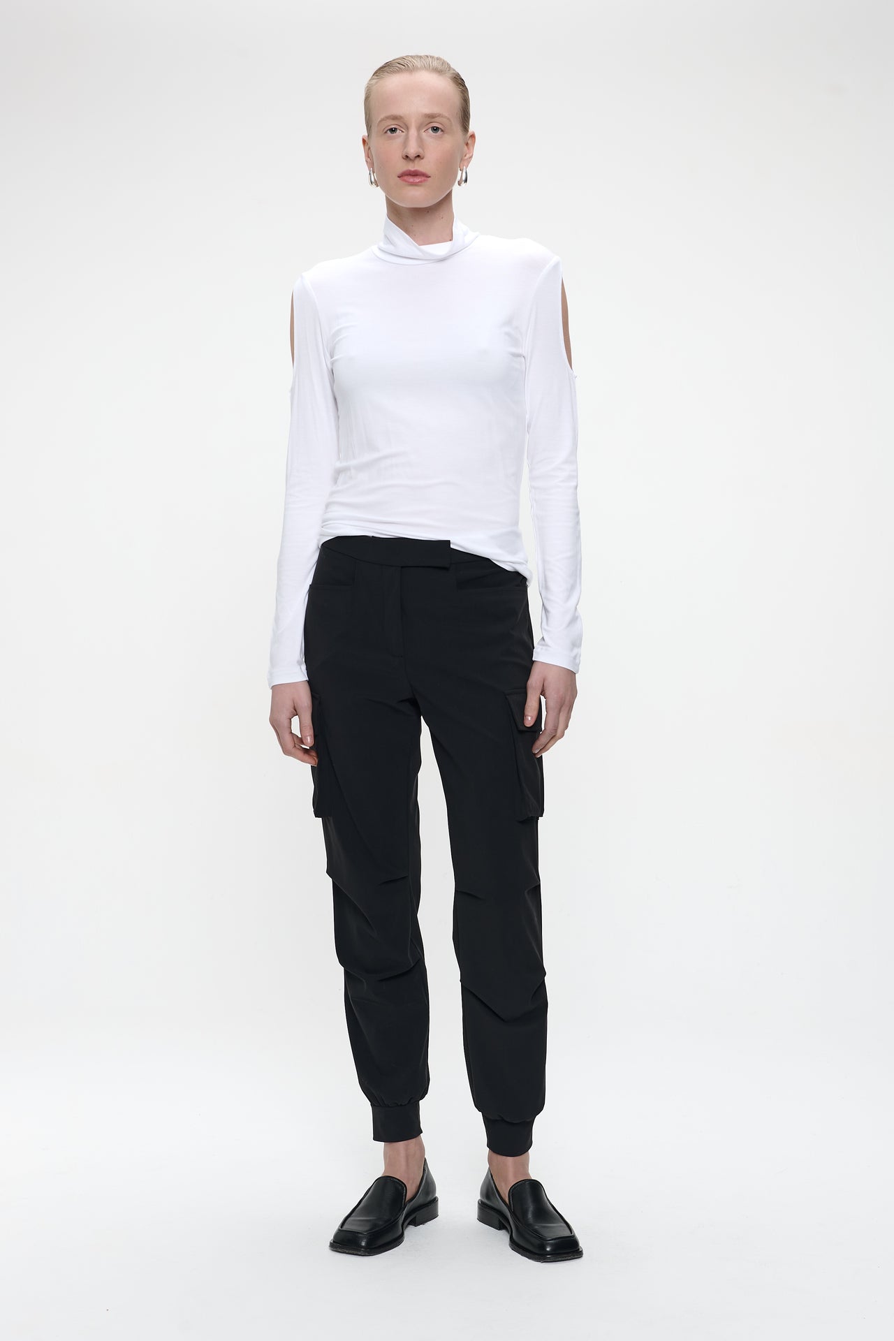 Marita pants brush tech jersey | Black
