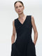 Ria WS strech technical jersey dress | Black