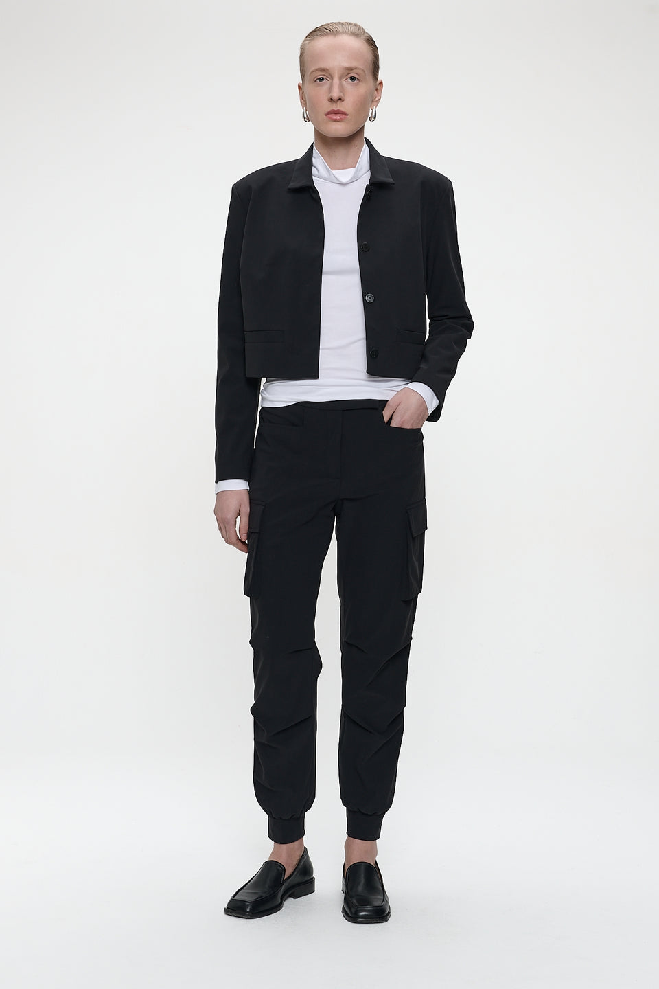 Velda blazer brush tech jersey | Black