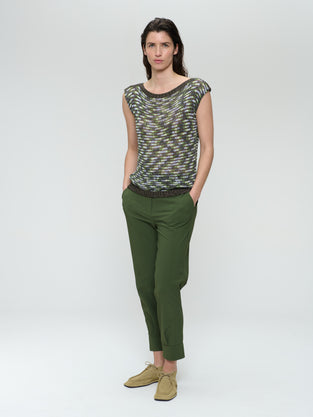 Multi collors viscose top 9037 | Multi Green