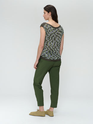 Multi collors viscose top 9037 | Multi Green