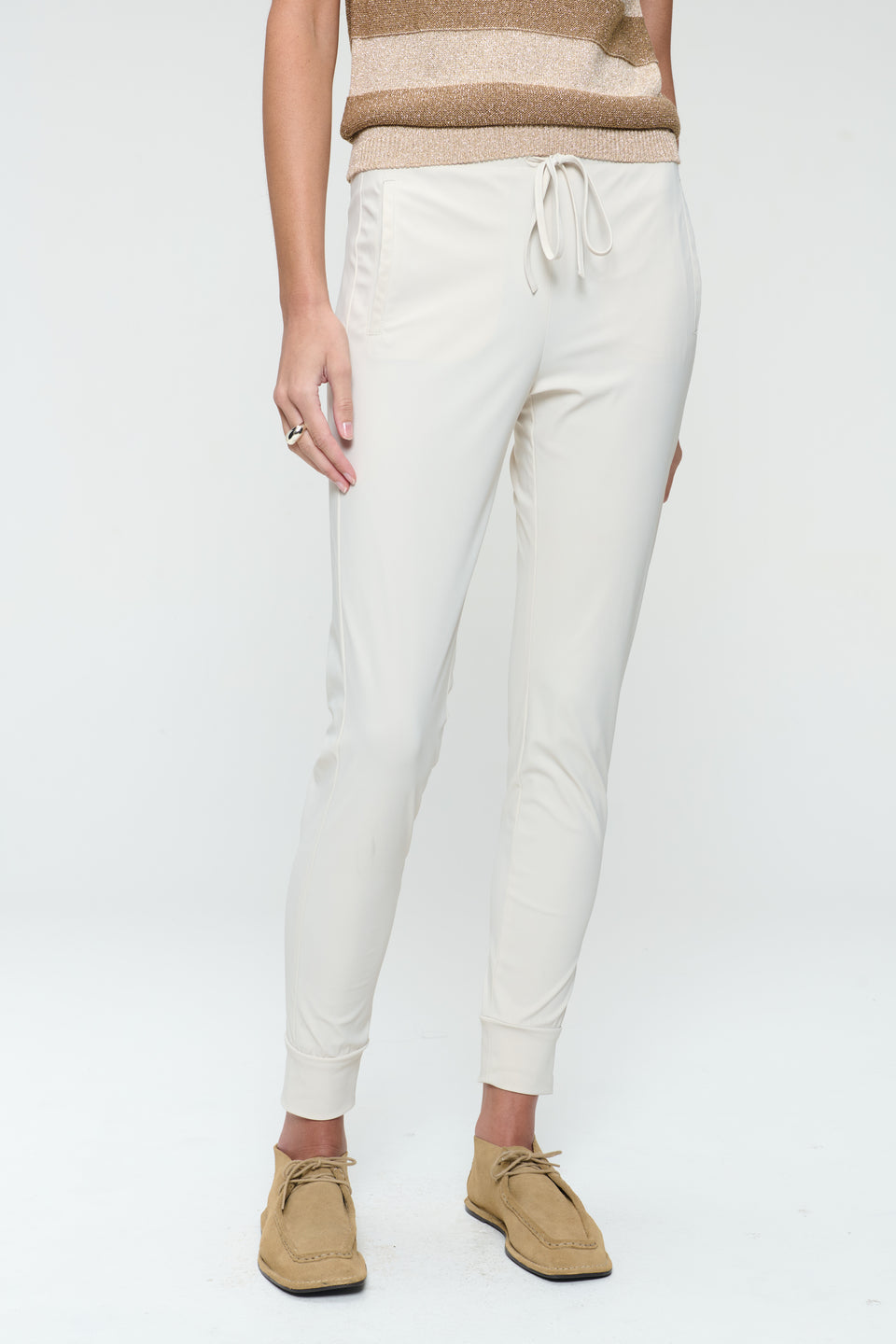 John stretch technical jersey pants | Light Sand