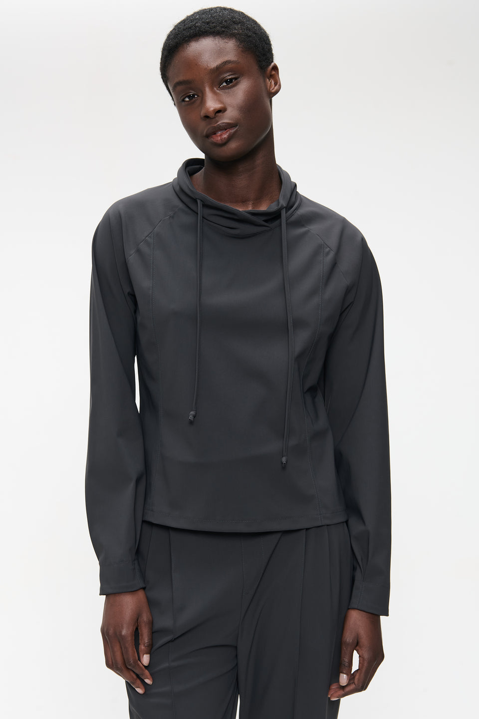 Maren top technical jersey | Grey