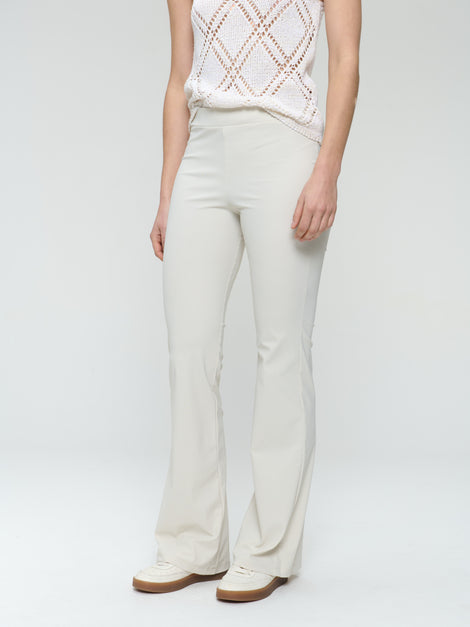 Eliya strech technical jersey pants | Light Sand