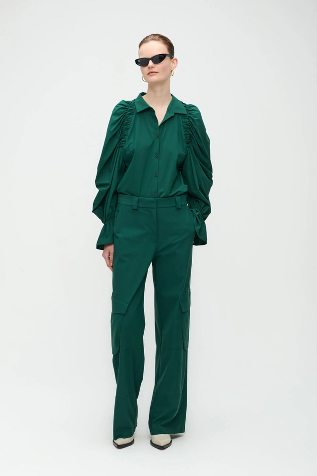 Mima Blouse Technical Jersey | Green