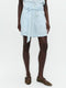Yana cotton mix shorts | Light Blue