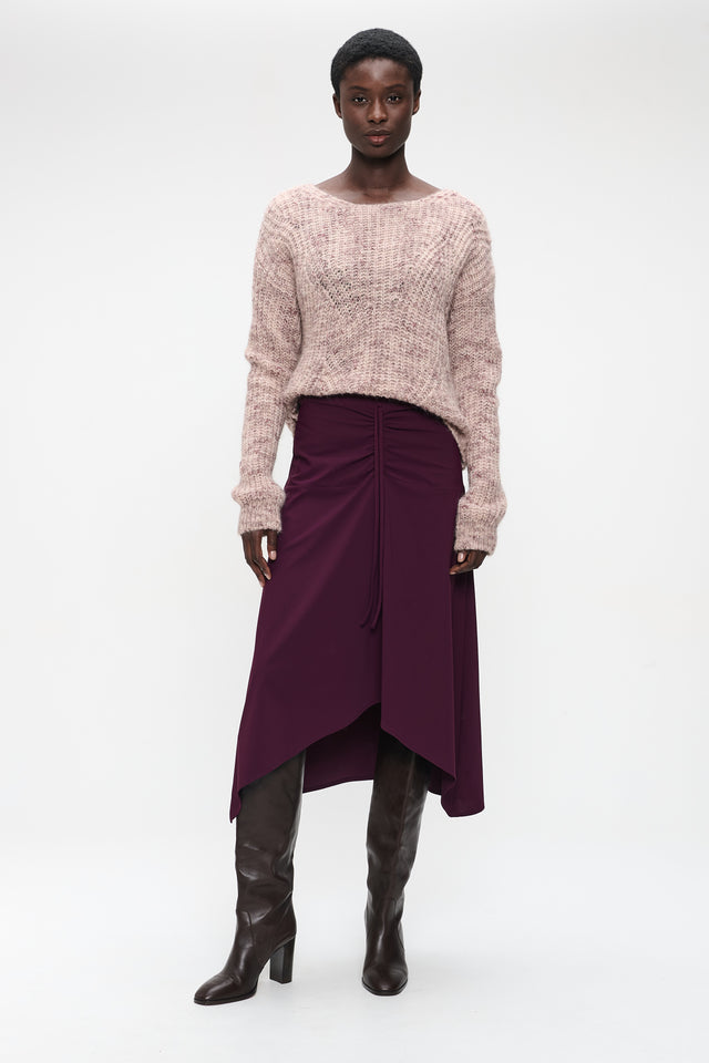 Tine skirt technical jersey | Cherry