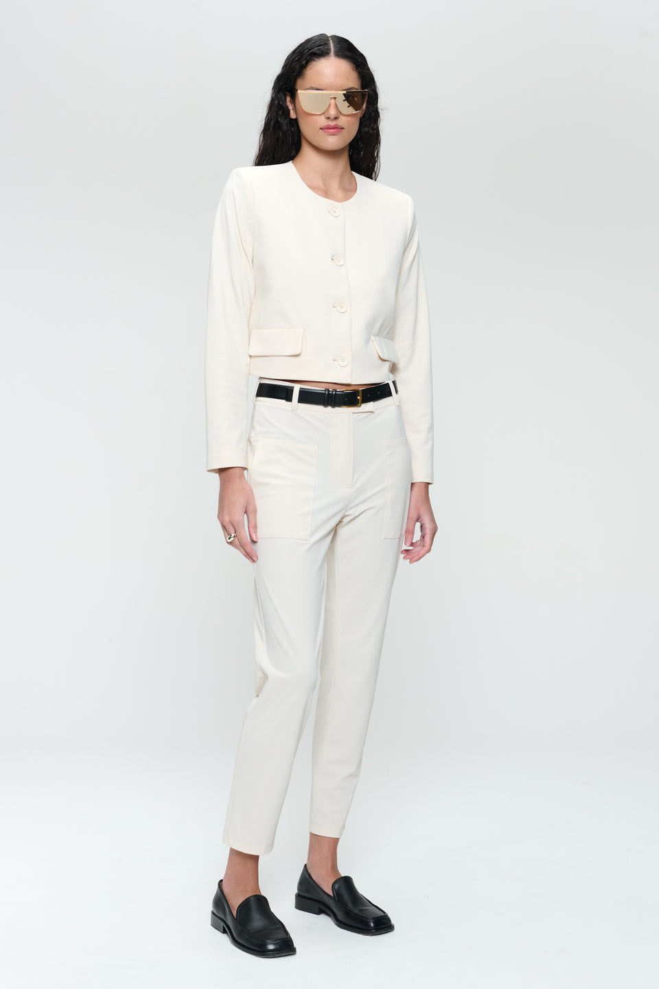 Ber stretch technical jersey pants | Light Sand