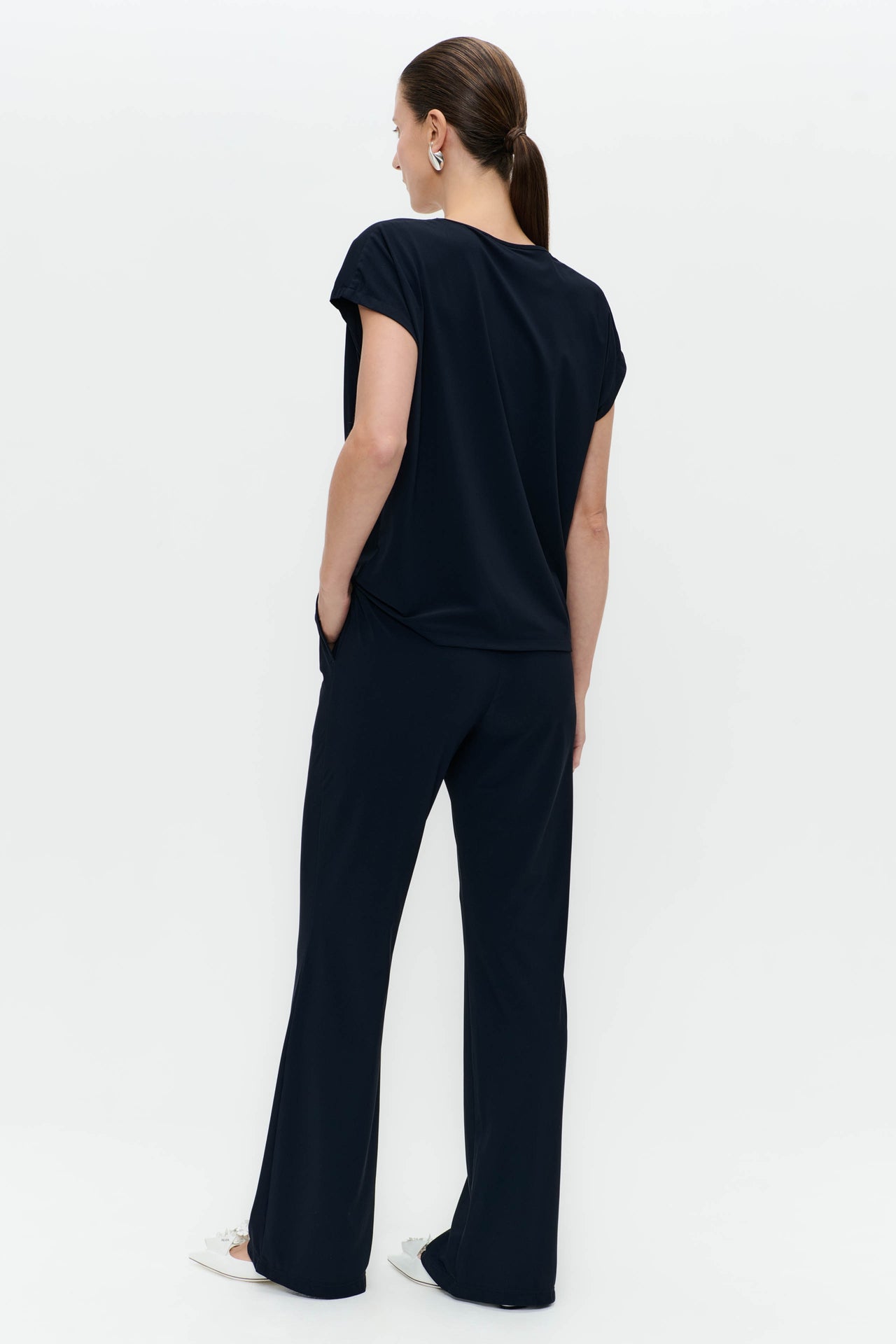 Carola structure technical jersey pants | Blue