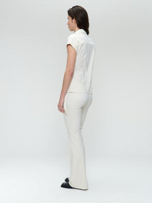 Eliya strech technical jersey pants | Light Sand