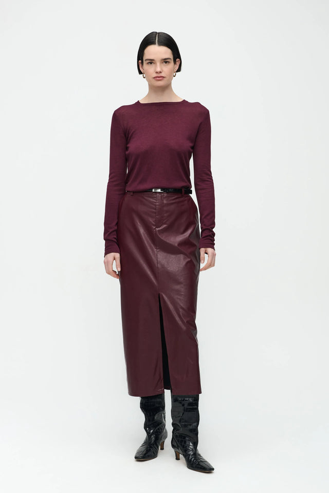 Katherine Pu Pullover | Bordo