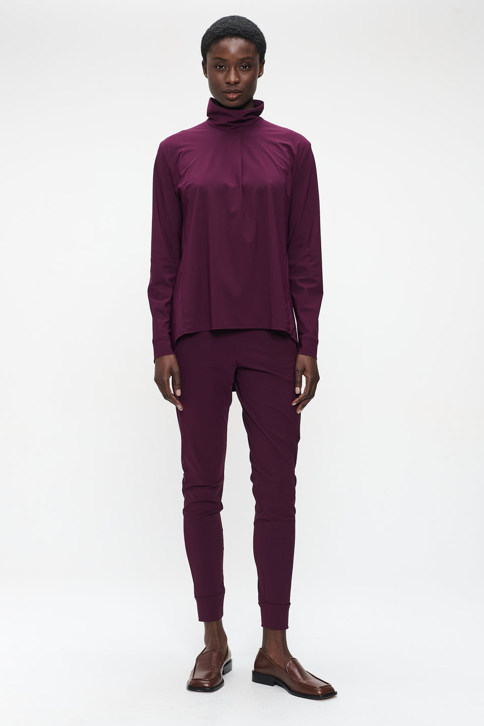 John stretch technical jersey pants | Cherry