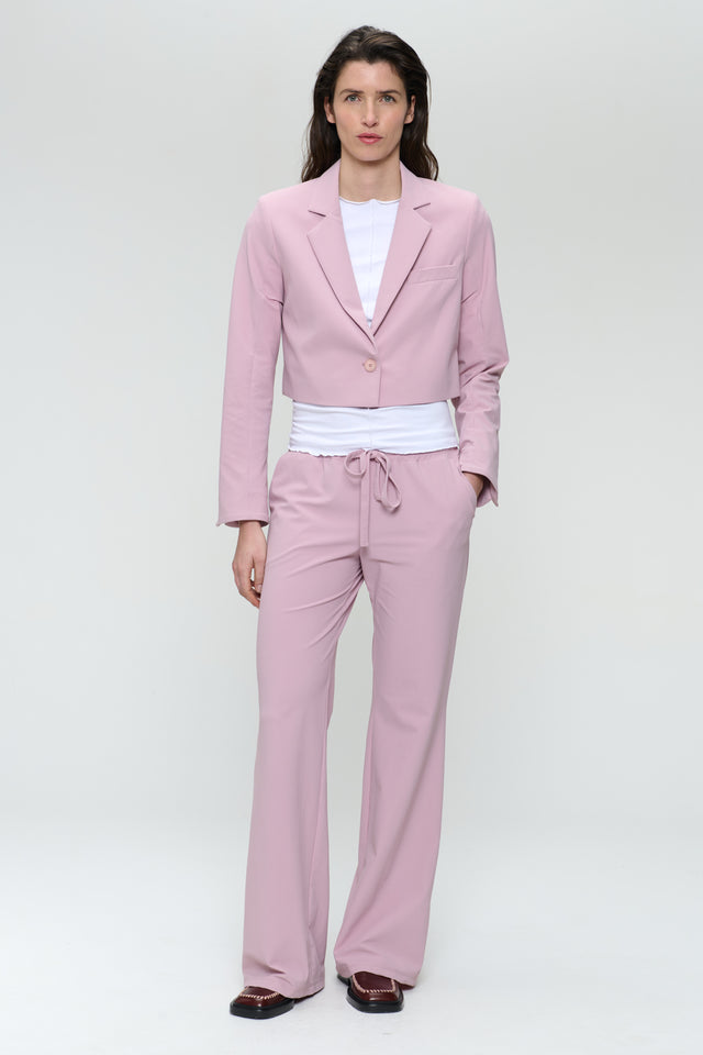 Carola structure technical jersey pants | Pudra