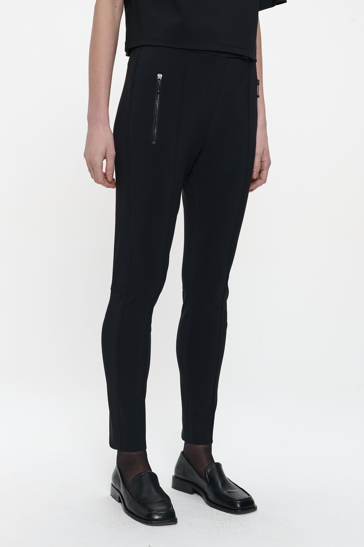 Kaya pants bonded tech jersey | Black
