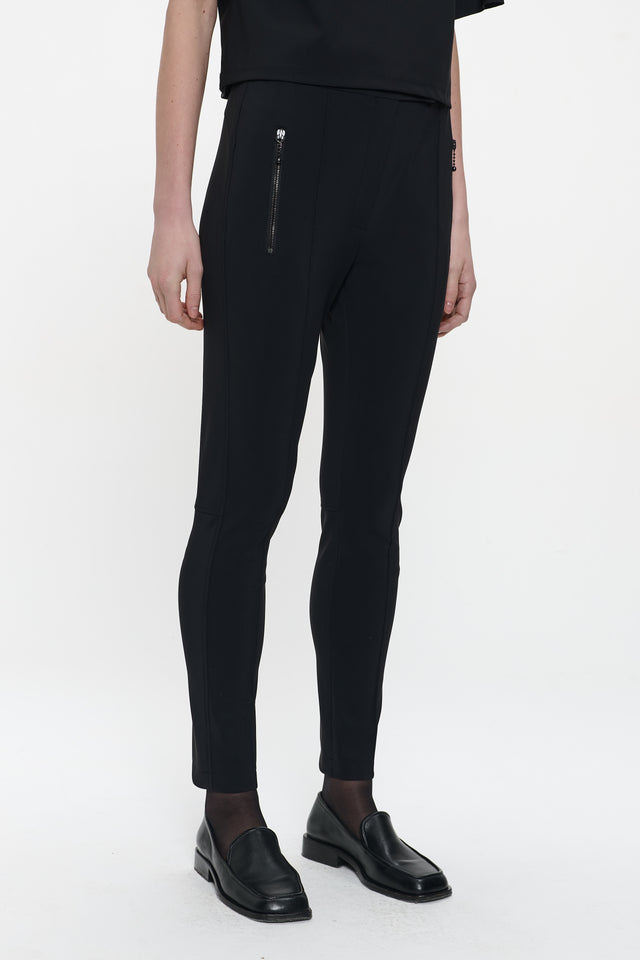 Kaya pants bonded tech jersey | Black