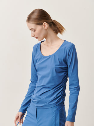 Rosa Top Technical Jersey | Mid Blue