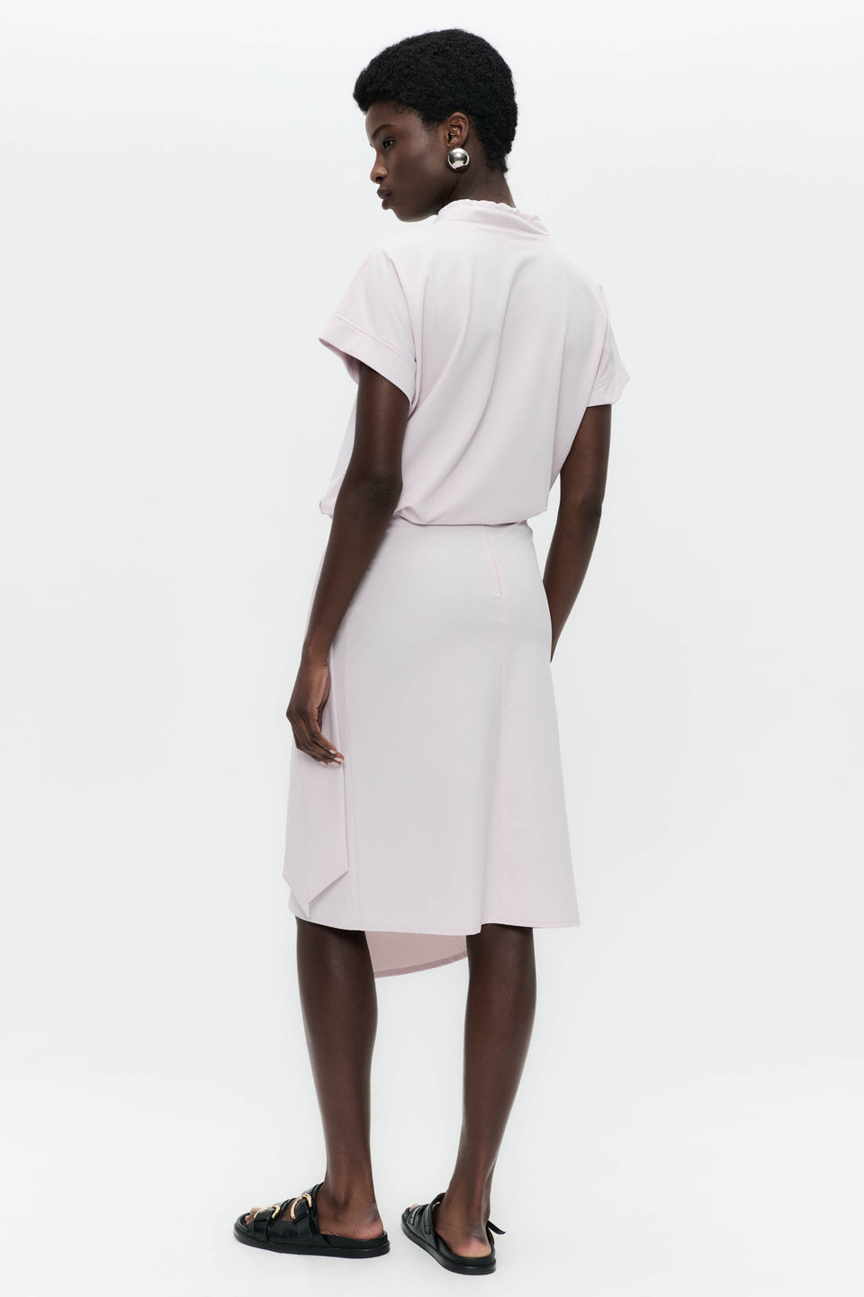Ilona skirt technical jersey | Light Pudra