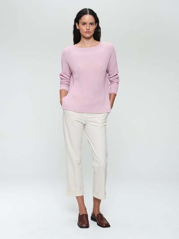 Cotton dayed pullover EU 369 | Pudra