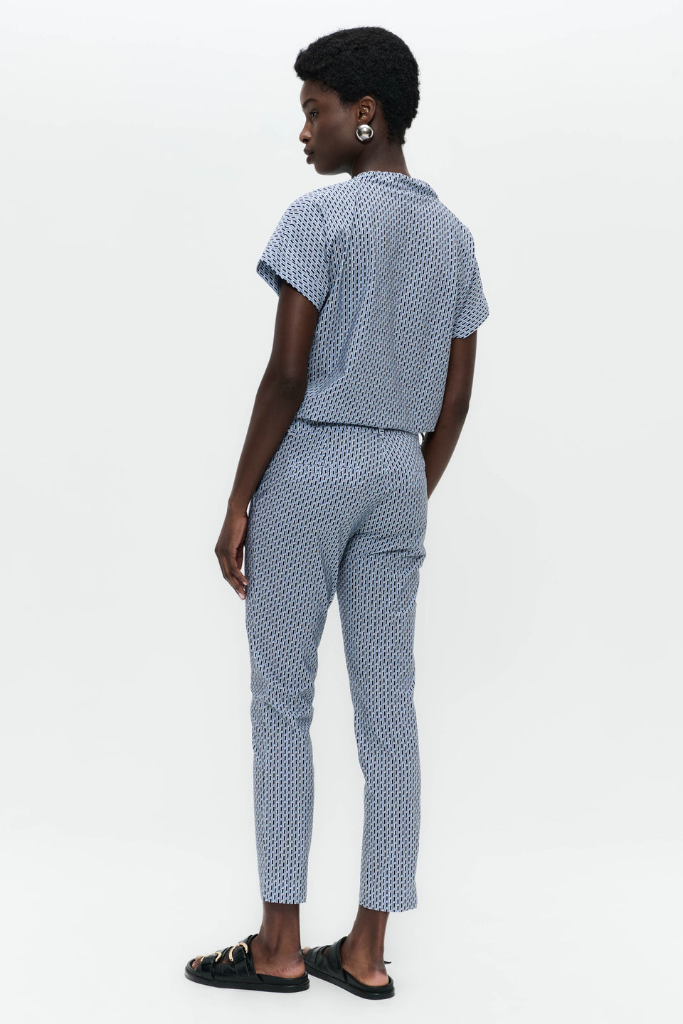 Joy pants technical jersey | Blue Melange