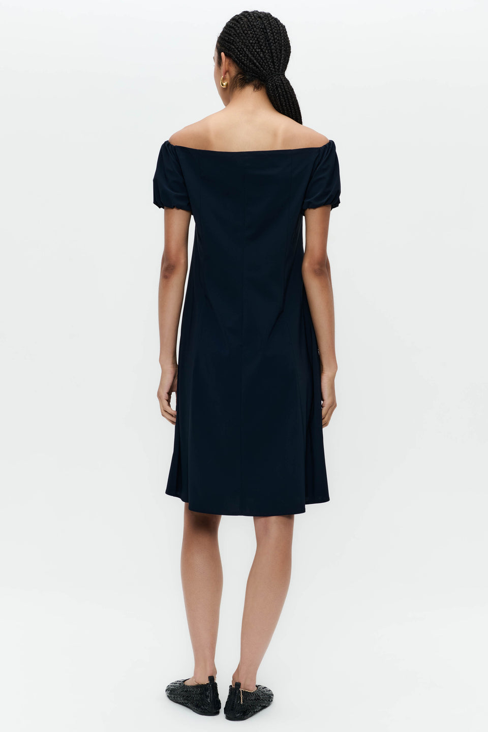 Goldie dress technical jersey | Blue