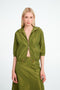 Betulla taffeta jacket | Green