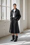 Elle eco leather skirt | Black