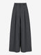 Coco pleated viscose pants | Grey