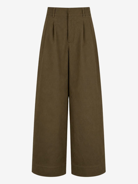Harlow cotton fancy pants | Brown