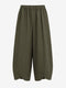 Pulse baggy lyocell pants | Army