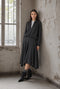 Dina viscose double blouse | Anthracite