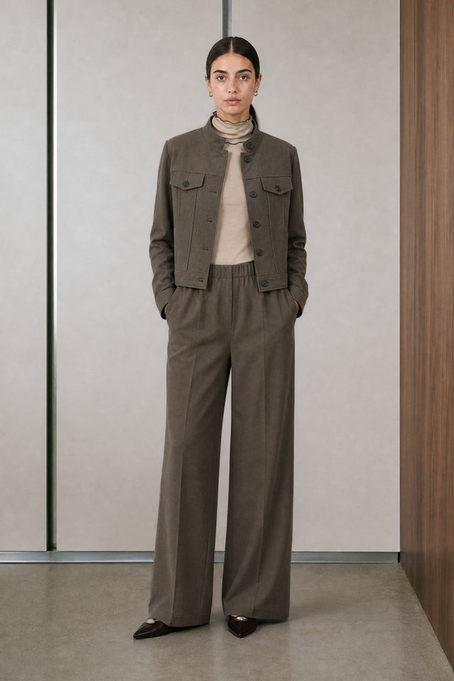 Raven viscose blend pants | Melange