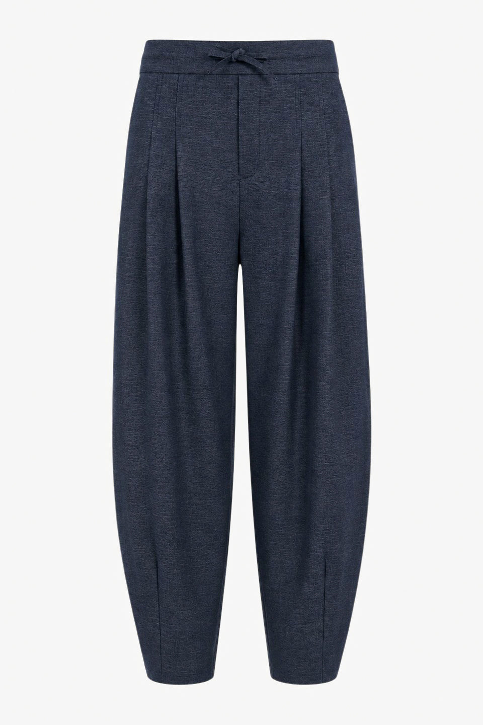 Elodie viscose blend barel pants | Blue Denim
