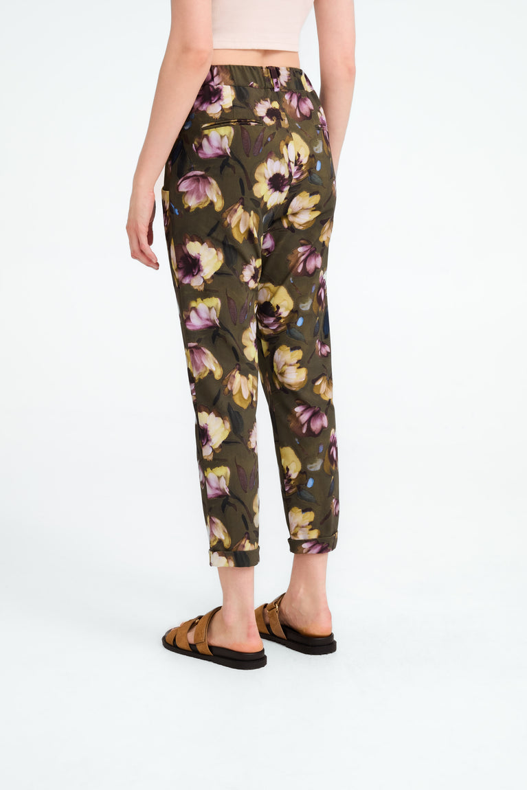 Zella pants print technical jersey | Multi Green