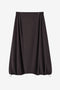 Albina skirt technical jersey | Chocolate