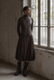 Albina skirt technical jersey | Chocolate