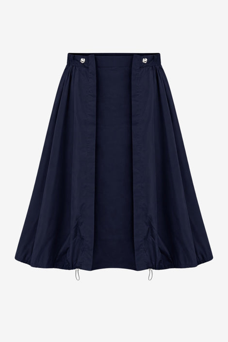 Allegra taffeta mix skirt | Blue