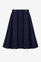 Allegra taffeta mix tech skirt | Blue