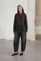 Angelika top technical jersey | Chocolate