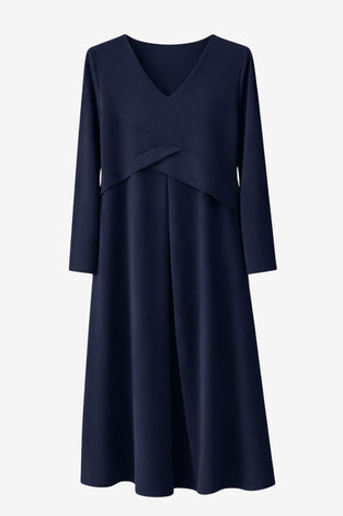 Anita dress technical jersey | Blue