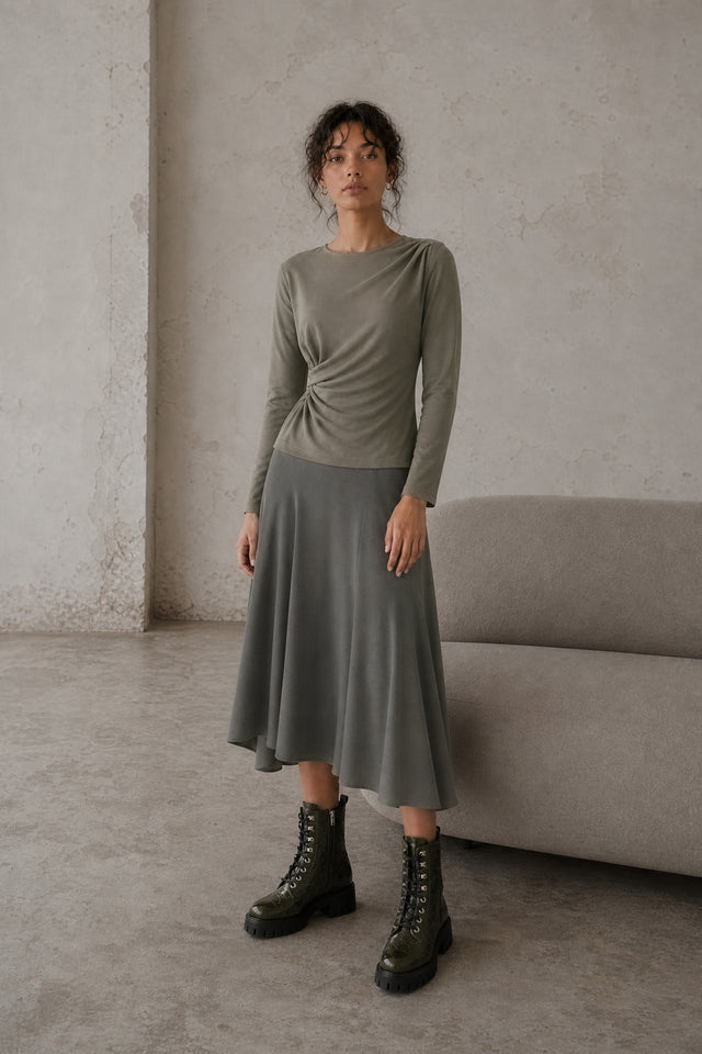 Ari cotton top | Army