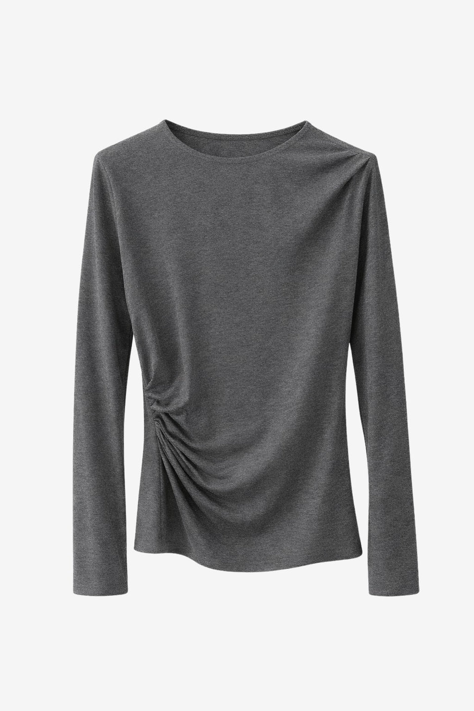Ari cotton top | Grey Melange