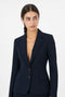 Atina Blazer Technical Jersey | Blue