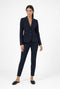 Atina Blazer Technical Jersey | Blue