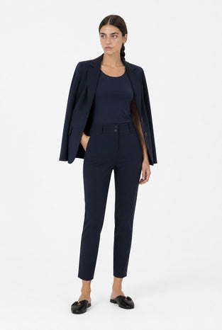 Atina Blazer Technical Jersey | Blue
