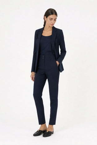 Atina Blazer Technical Jersey | Blue